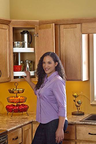 12 in. Pull-Out 2-Tier Base Cabinet Cookware Organizer E7821