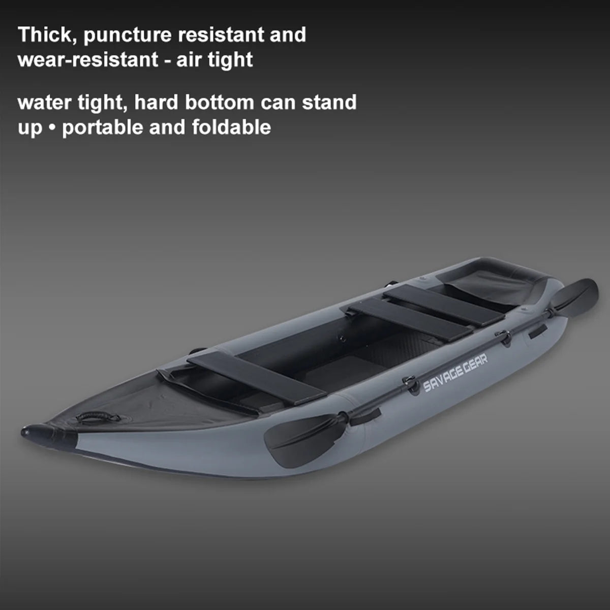 2 Person Inflatable PVC Kayak with Pump, Aluminum Alloy Seat, Paddle, Repair Kit X599
