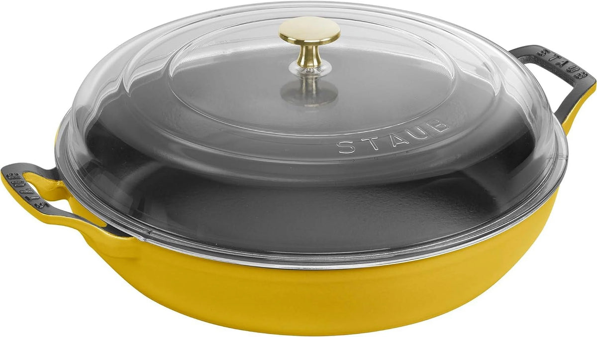 Cast Iron 3.5-Qt Braiser With Glass Lid Q794621