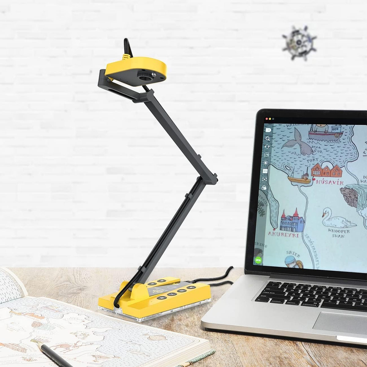HDMI/USB Dual Mode Document Camera 15MP with LED Light Z363