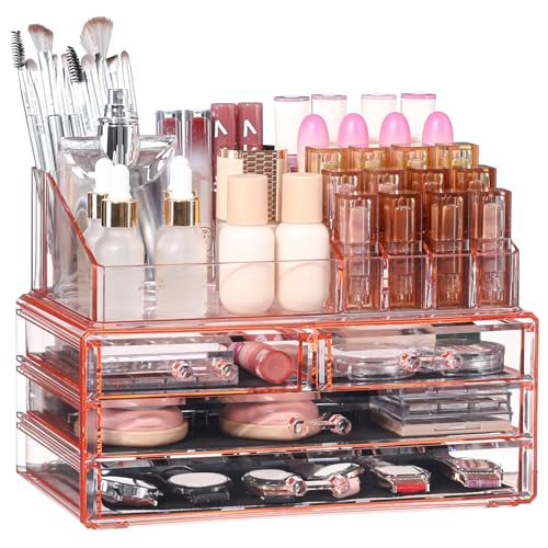 Clear Acrylic 10 Drawer Makeup Storage Organizer O846719