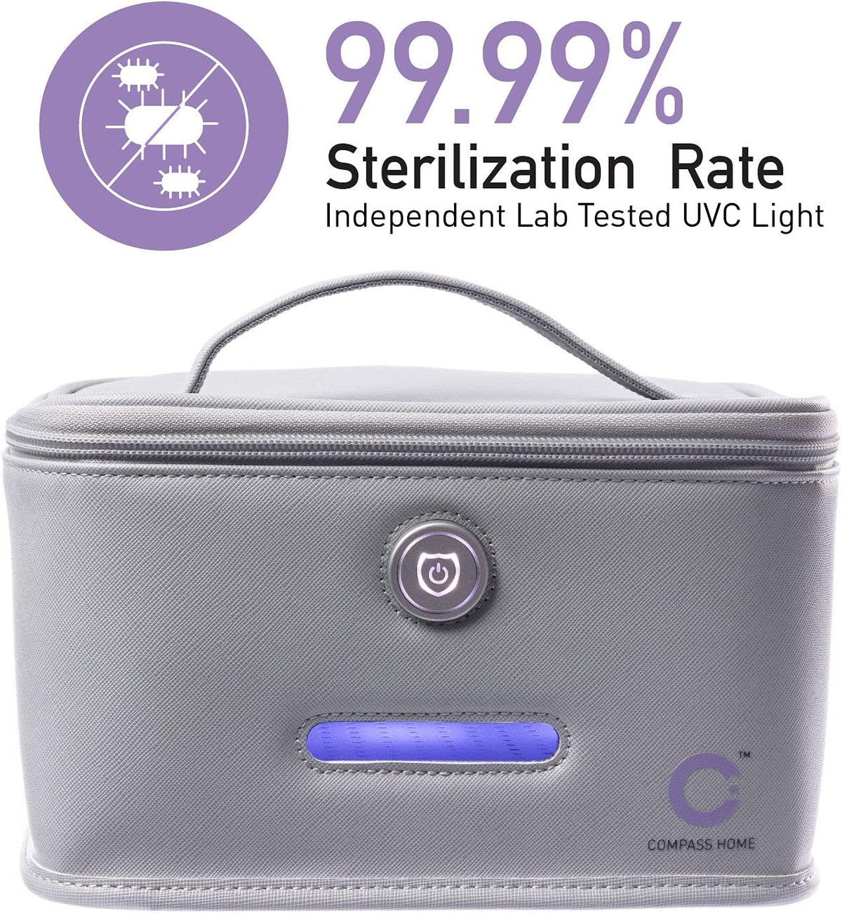 Portable UV-C LED Sanitizer Case with Child Lock I272002