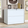 White 2-Drawer Lateral File Cabinet R13363