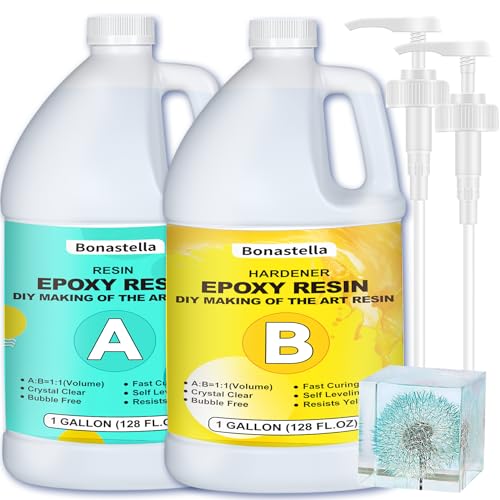 1 Gallon Crystal Clear Epoxy Resin Kit A584853