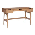 Natural Rattan Wood Desk with Drawers Z6574