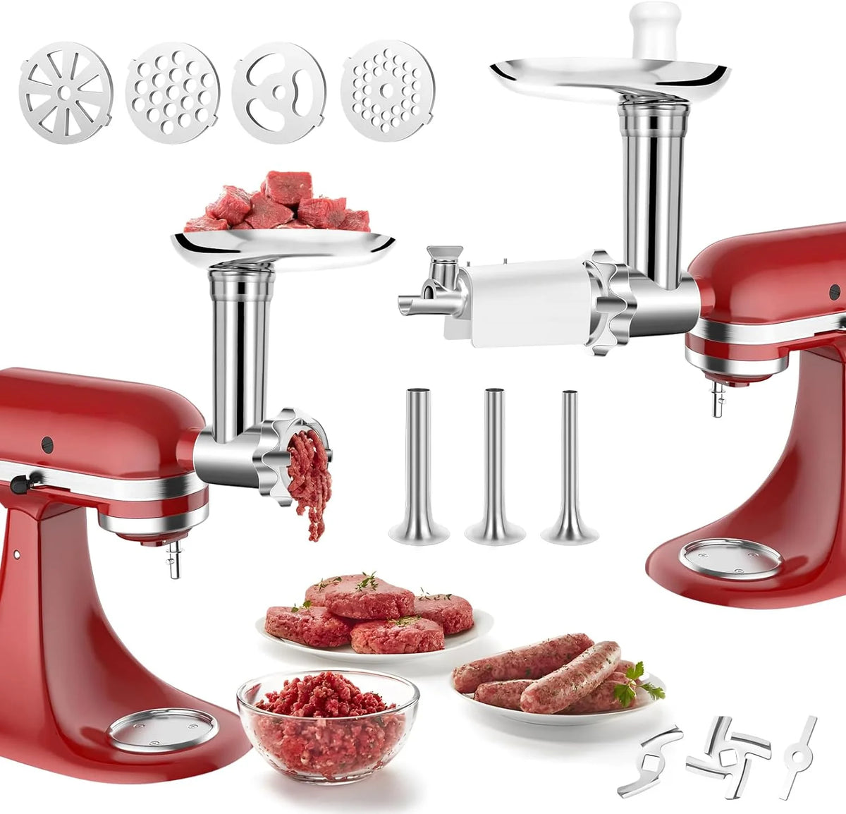 Stainless Steel Meat Grinder Attachments for Stand Mixers C714173