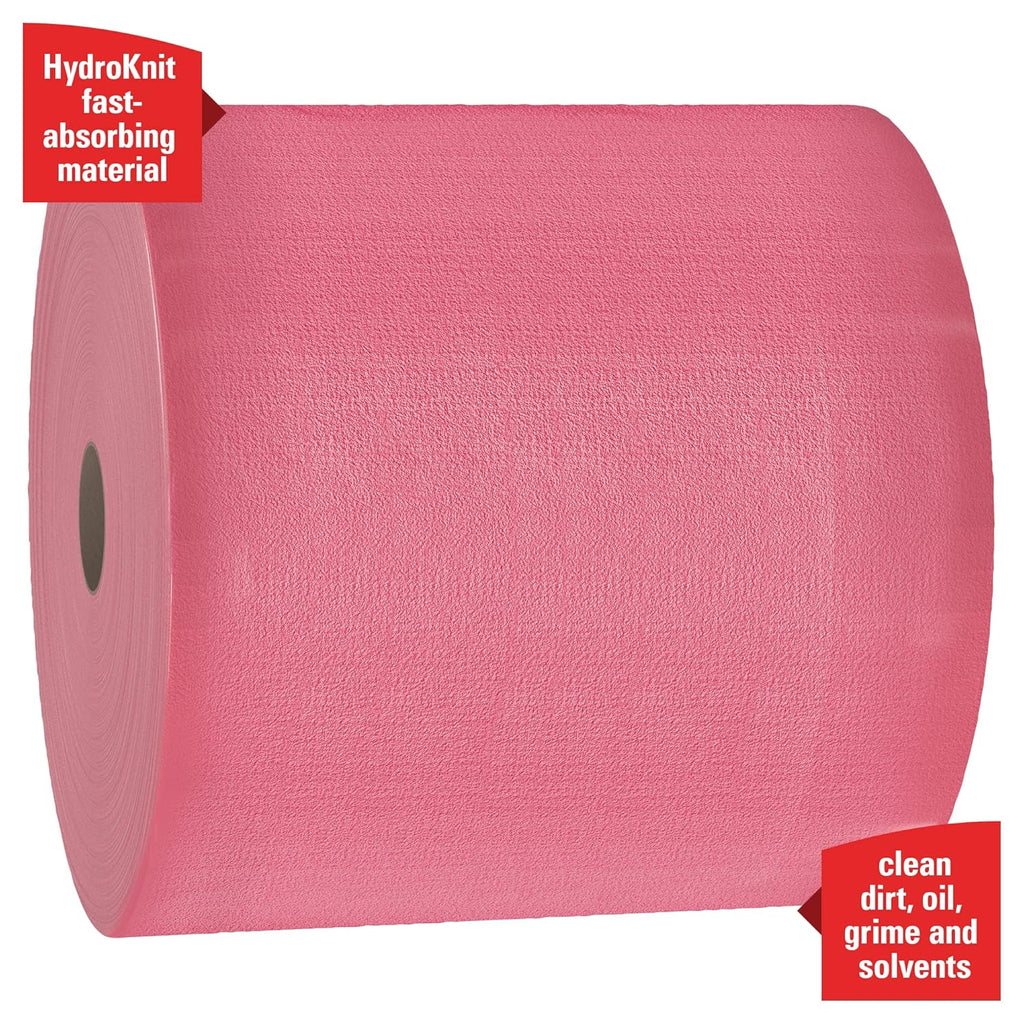 Heavy Duty Cloths Jumbo Roll, Red, 475 Sheets L809917