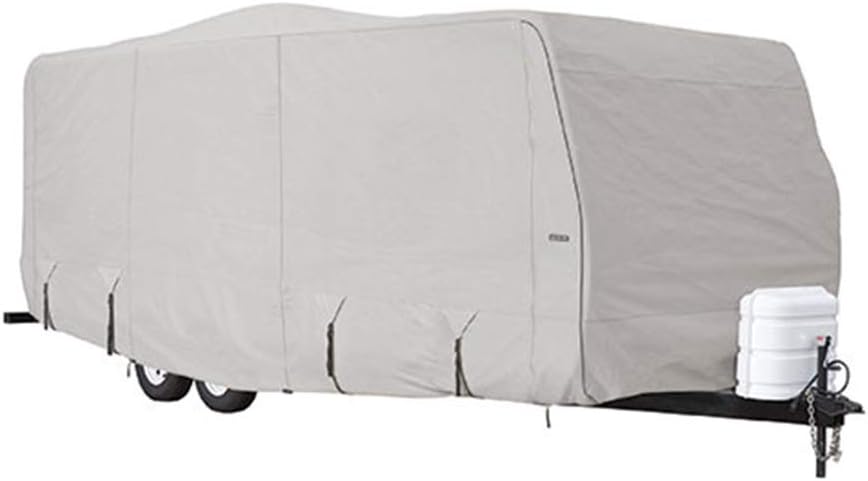 Tan Gray Waterproof Heavy Duty RV Cover M656