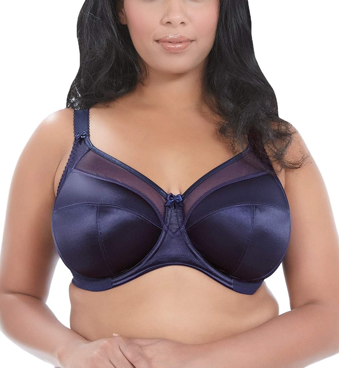 Plus-Size Keira Banded Underwire Bra, Ink, 38J R7691