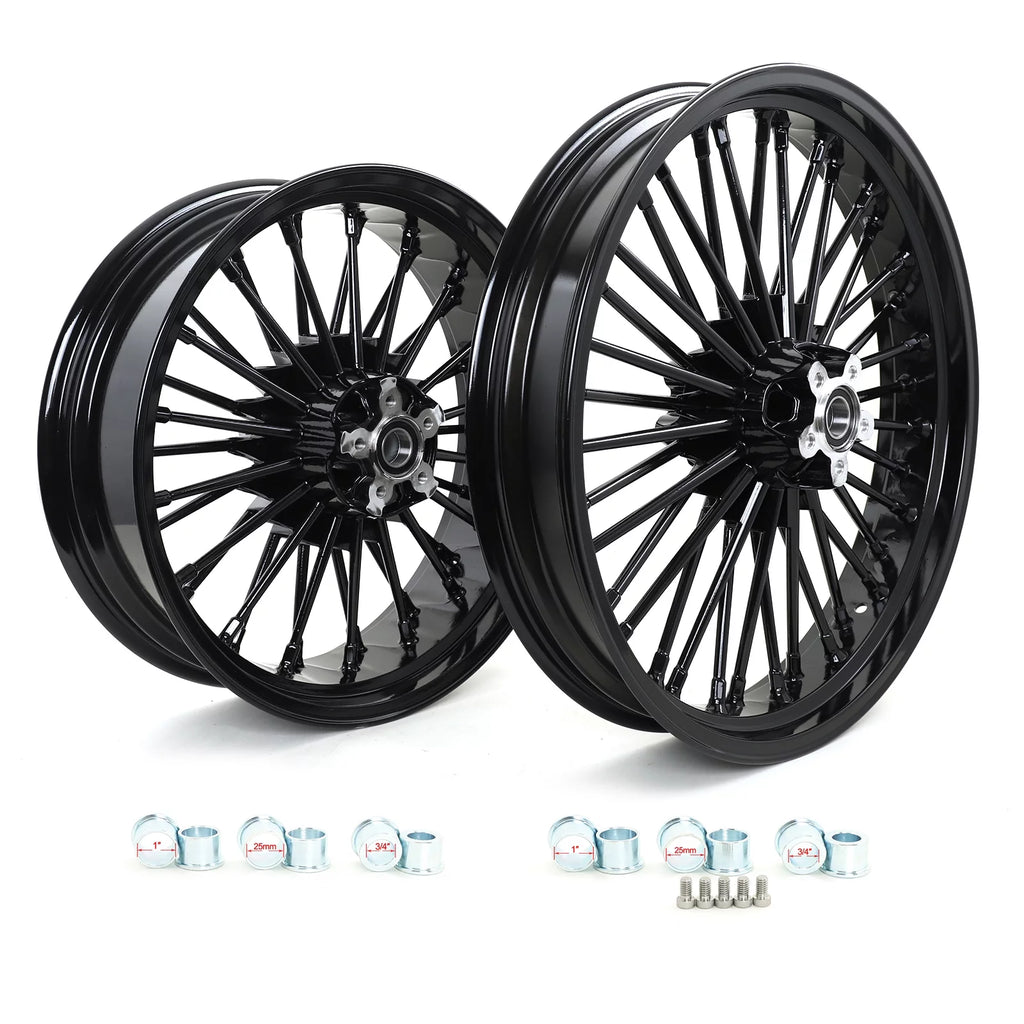 21x3.5 18x5.5 Fat Spoke Wheels Rim for Harley Dyna Wide Glide FXDWG 2006-2017 L475762
