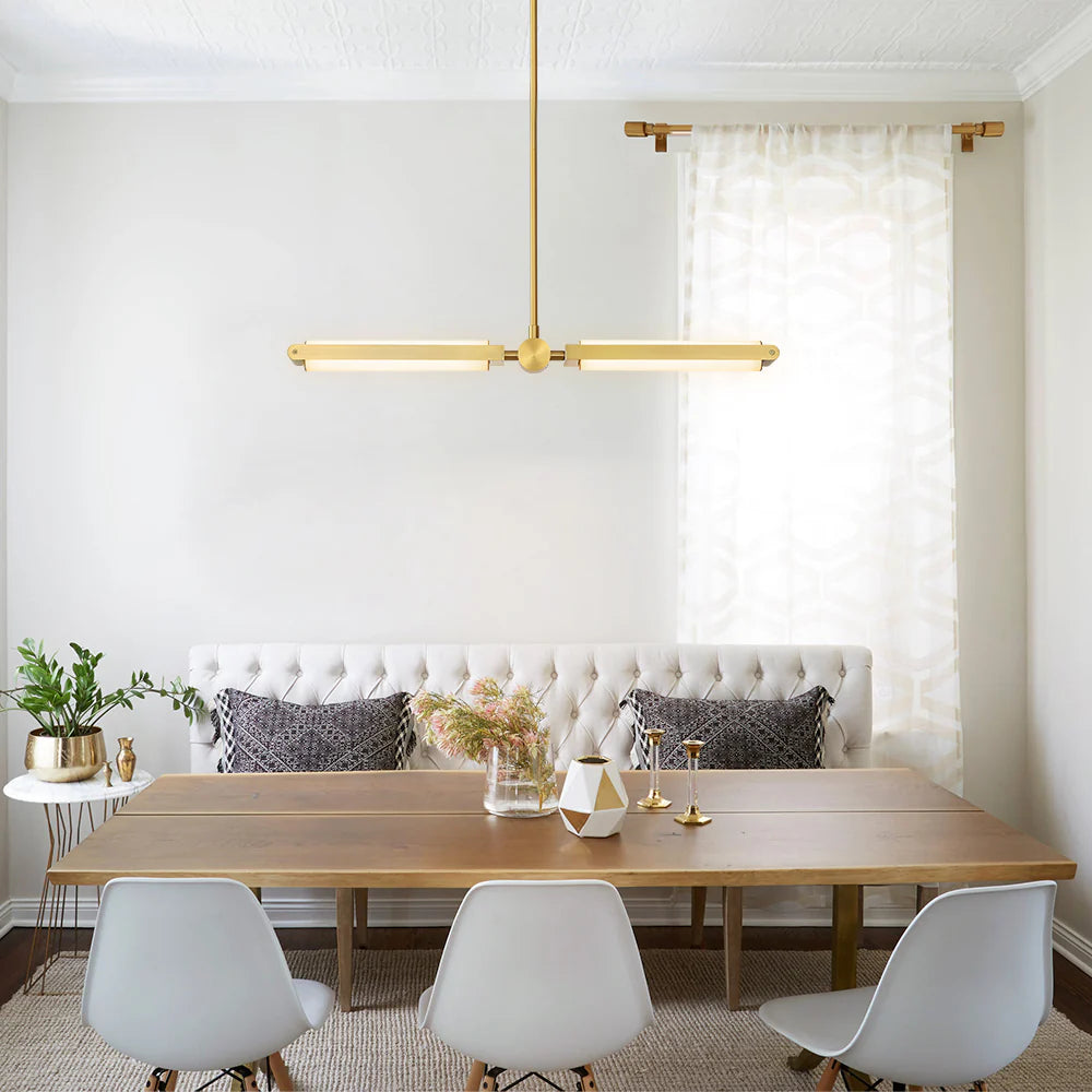 2-Light Integrated LED Contemporary Pendant X760715