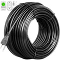 Heat Roof Gutter Snow De-Icing Cable Kit with Thermostat 76ft L629