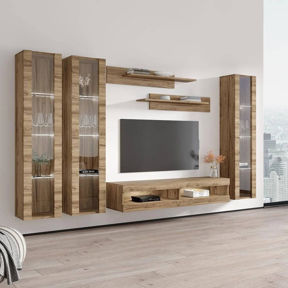 Oak Entertainment Center R88950