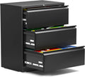 3 Drawer Metal File Cabinet with Lock R8804
