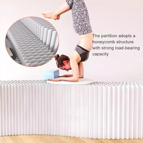 White 3x2m Folding Paper Room Divider X862933