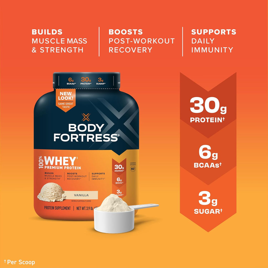Vanilla & Chocolate Whey Protein Powder 3.9lbs Y77859