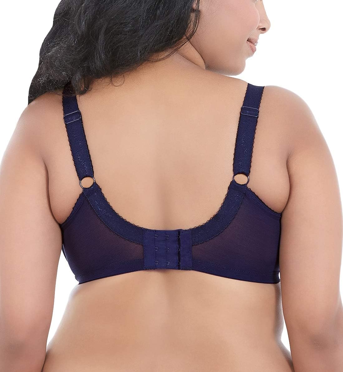 Plus-Size Keira Banded Underwire Bra, Ink, 38J R7691