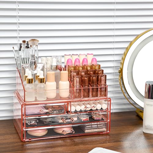 Clear Acrylic 10 Drawer Makeup Storage Organizer O846719