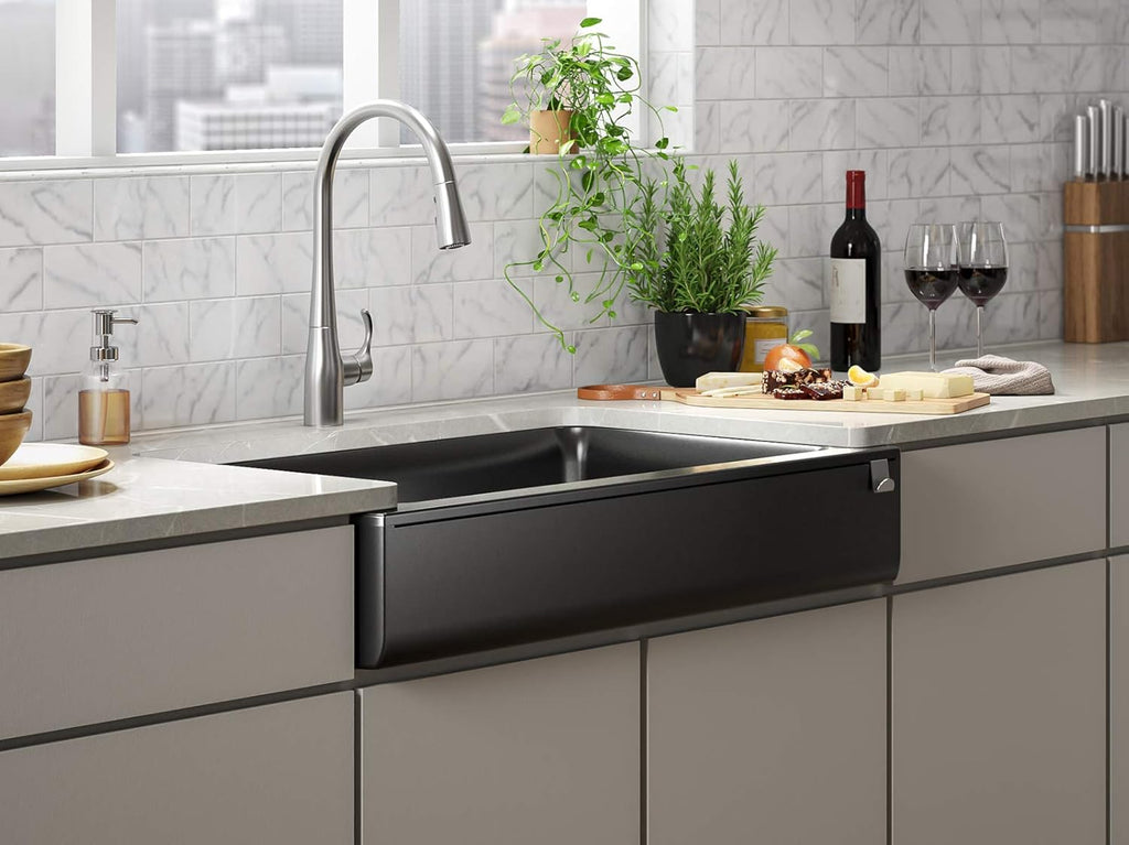 Matte Black Kitchen Sink Q899