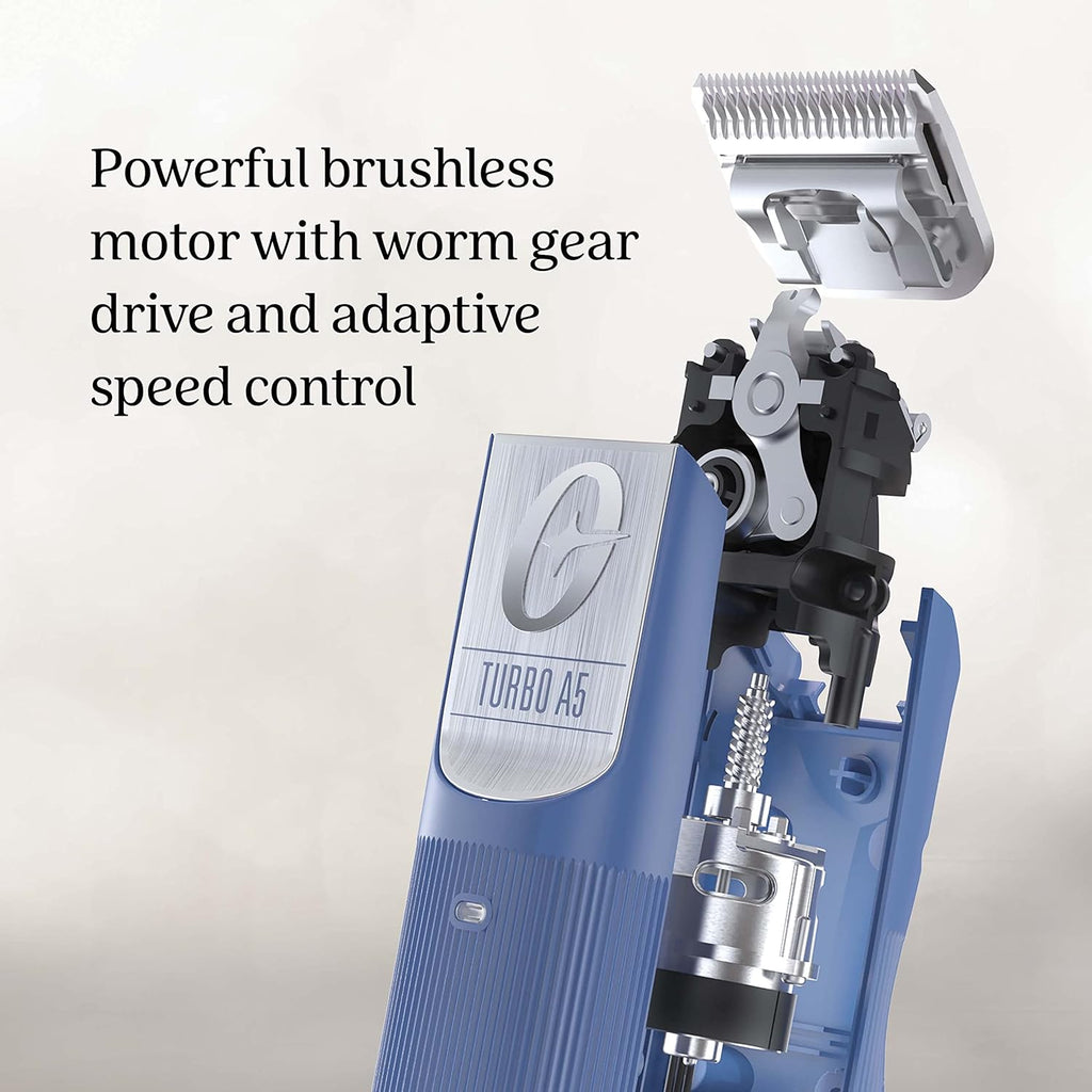 Blue Cordless Animal Clipper with Detachable Blade P110