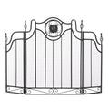 Black Fireplace Screen F4754