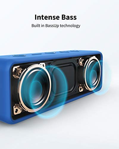 Portable Bluetooth Speaker with Stereo Sound, IPX7 Waterproof, 24-Hour Playtime Y3347