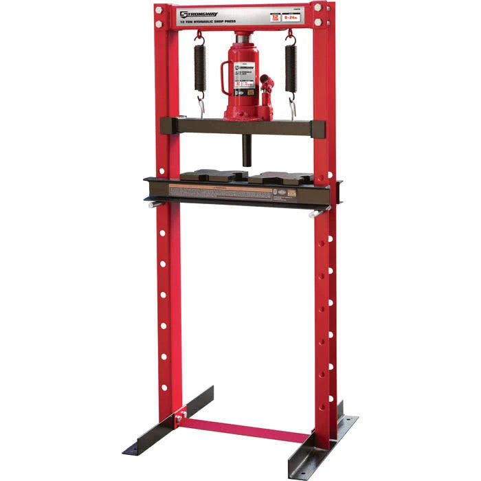 12-Ton Hydraulic Shop Press W6557
