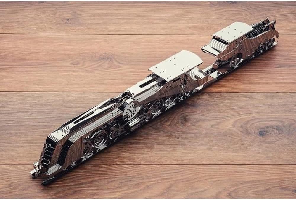 Vintage Wind-Up Train 3D Metal Puzzle Kit B9304