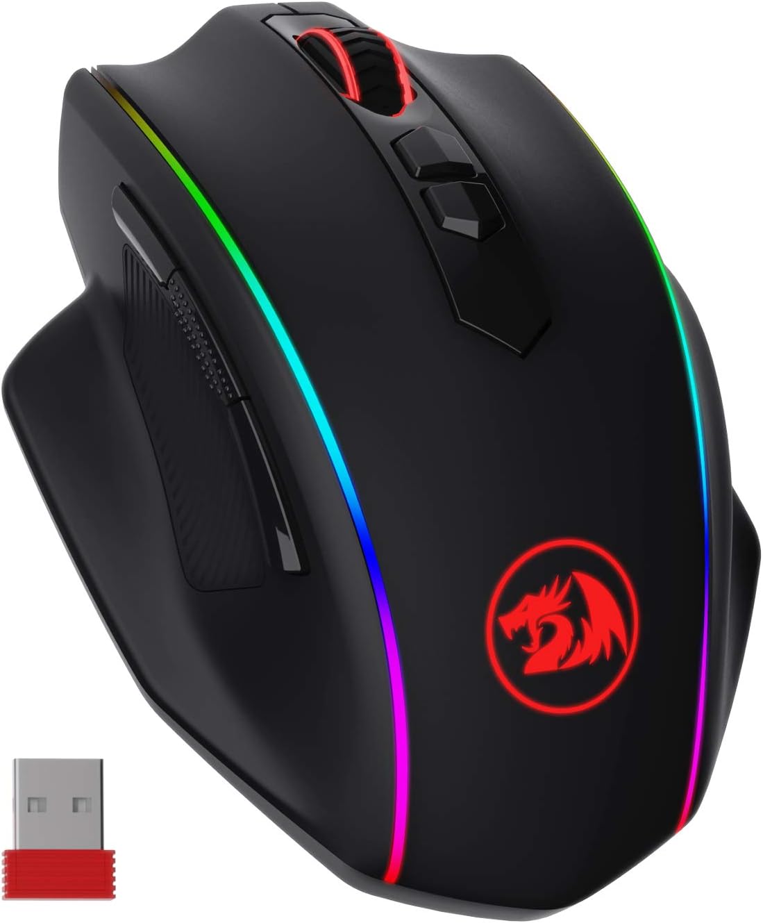 Wireless Gaming Mouse, 16000 DPI RGB Backlight D70725