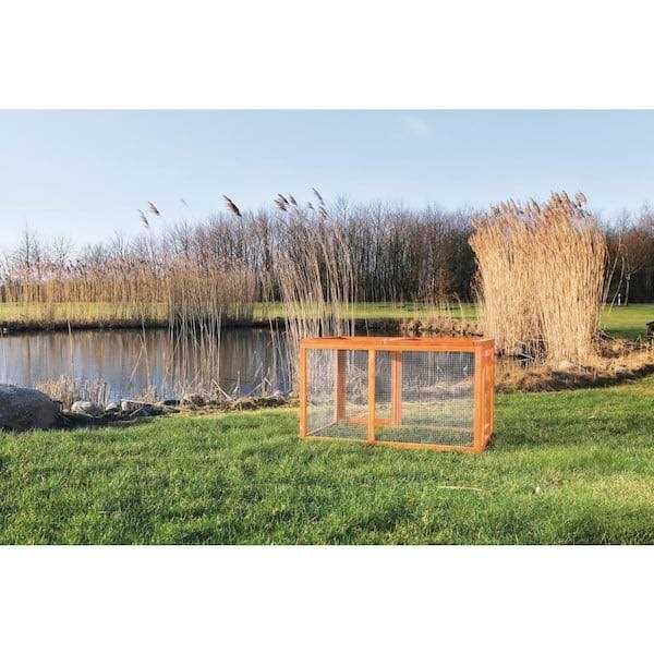 Large Metal Chicken Coop Walk-in Poultry Cage Chicken Run Pen Dog Kennel Duck House with Waterproof and Anti-Ultraviolet Cover B71894