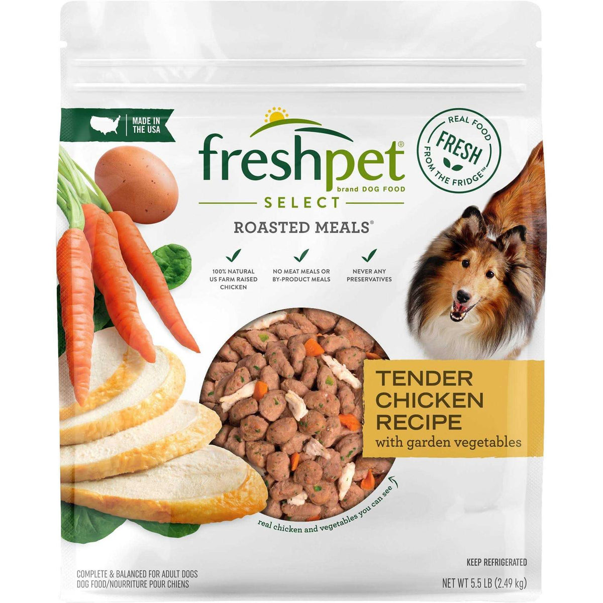 Freshpet Select Dog Food Tender Chicken Recipe A27166