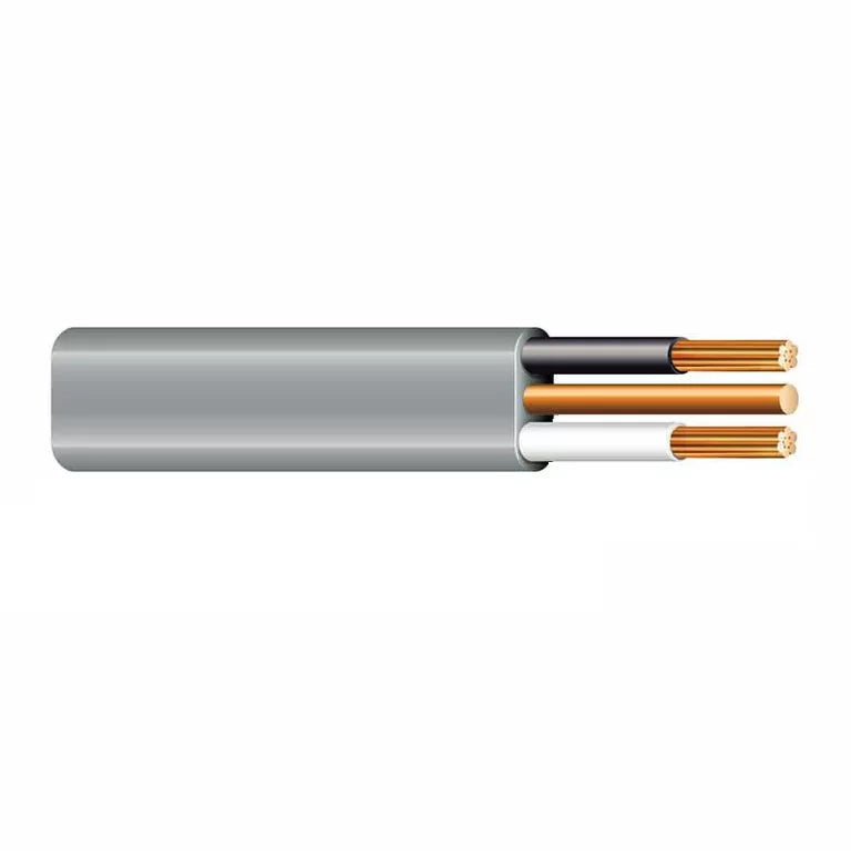 100' 6/2 UF-B Underground Feeder Cable With Ground Gray 600V X4576