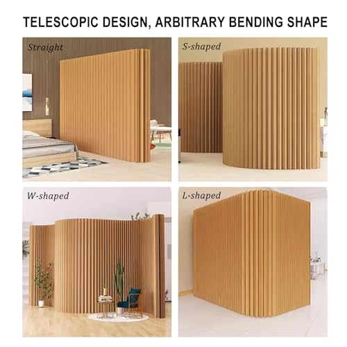 White 3x2m Folding Paper Room Divider X862933