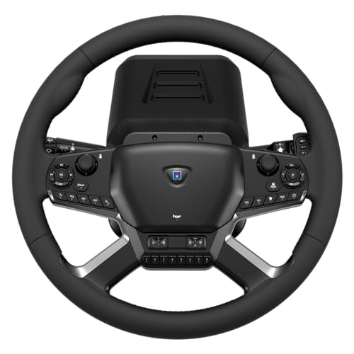 Truck Control System with Force Feedback Steering Wheel, Shifter Control Panel, & Pedals X85412