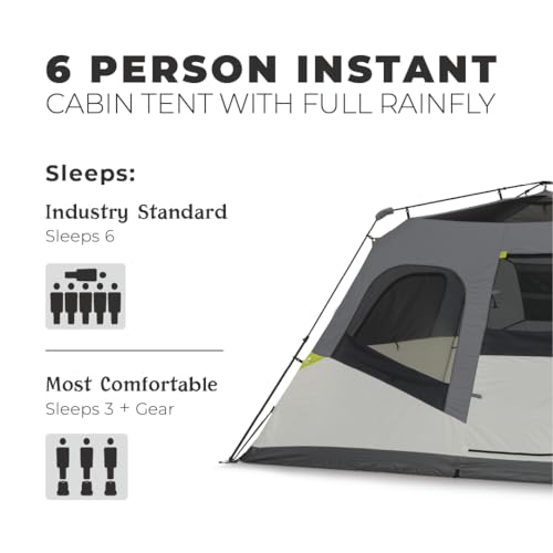 Large Multi Room Tent with Full Rainfly and Carry Bag B311463