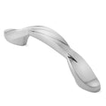 25 Pack Solid Braided Kitchen Cabinet Pulls Handles (3x22 Hole Centers) Satin Nickel F57246