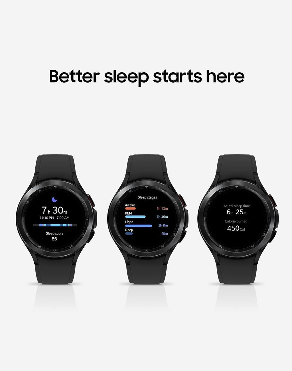 Black 46 mm Smartwatch V43104