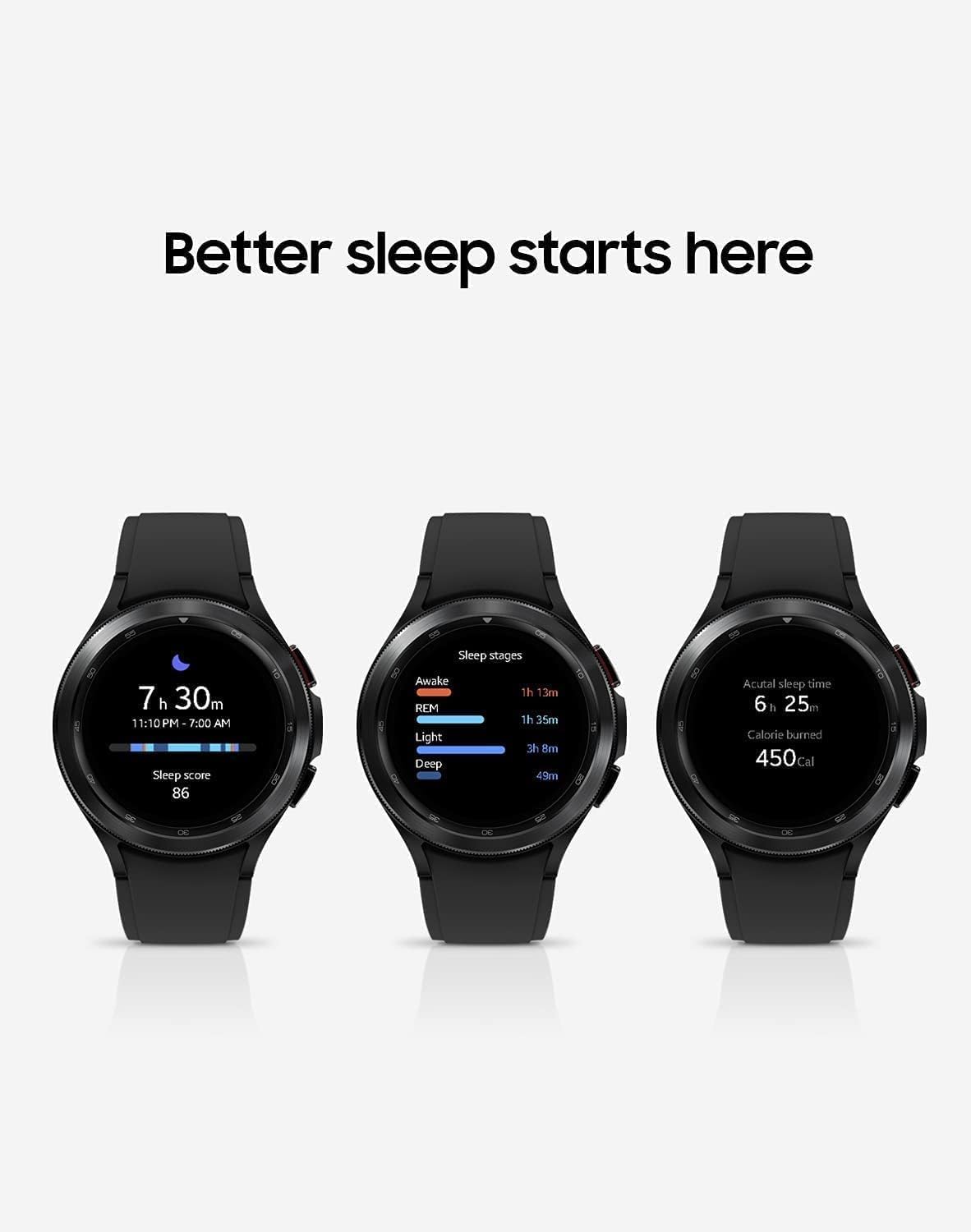 Black 46 mm Smartwatch V43104