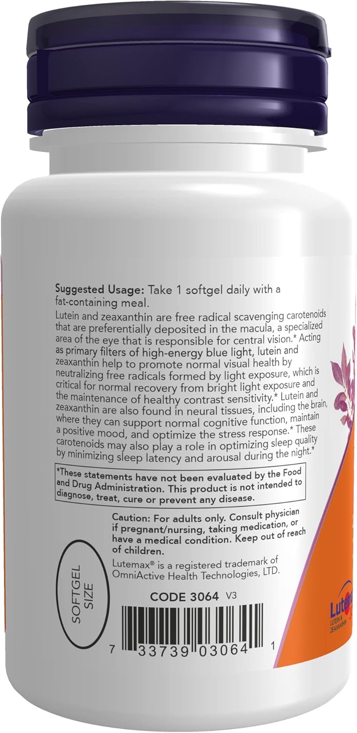 60 Softgels Lutein & Zeaxanthin S626