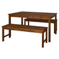 Acacia Wood 3 Piece Patio Dining Set L91888