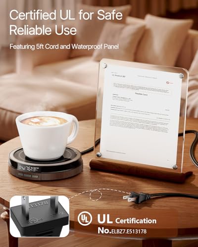 50W Fast Heating Cup Warmer with Smart Display Y178
