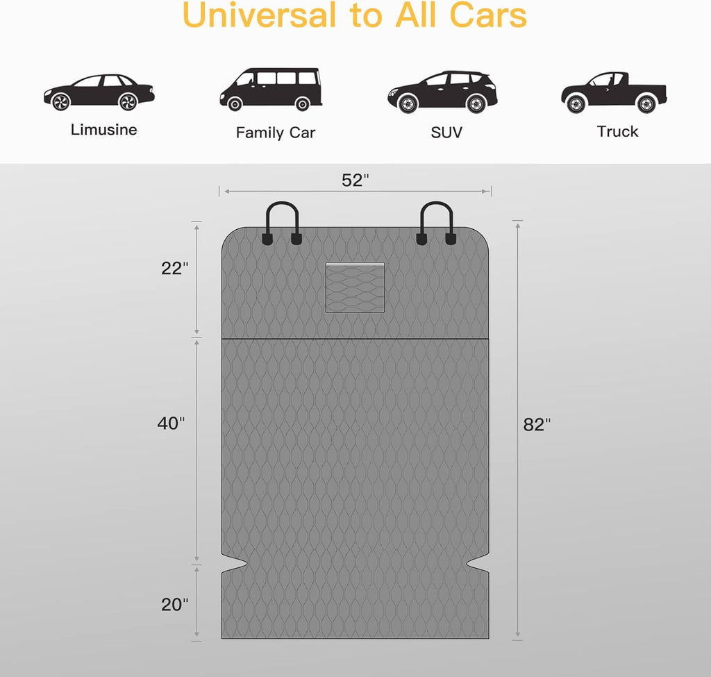 Black Water Resistant SUV Cargo Liner K412