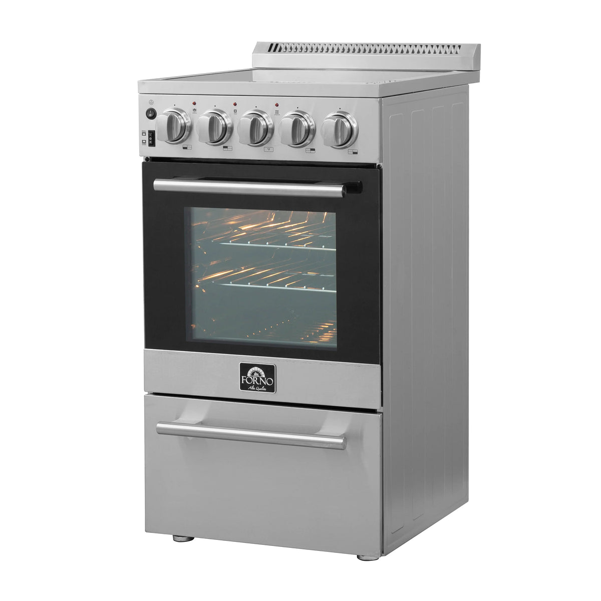 Freestanding Electric Range with 4 Elements in Stainless Steel A717372