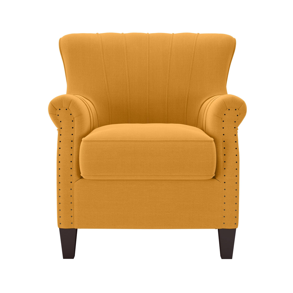 Soft Red Linen Armchair H38346