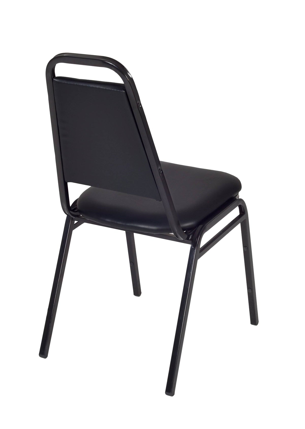 48x22 Round Breakroom Table with 4 Stack Chairs Y190109