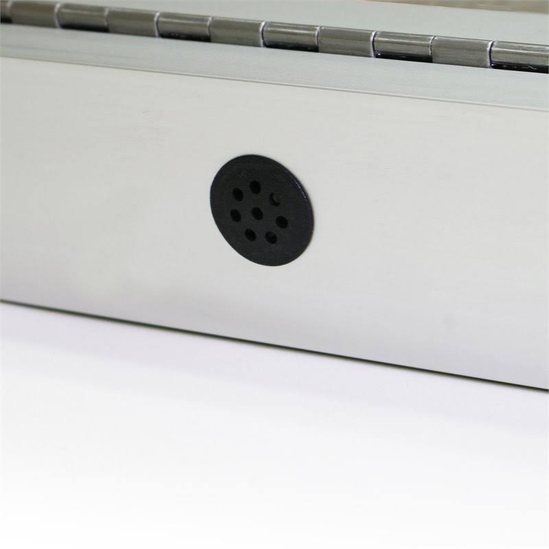 Silver 1-Door Enclosed Vinyl Bulletin Board B49653