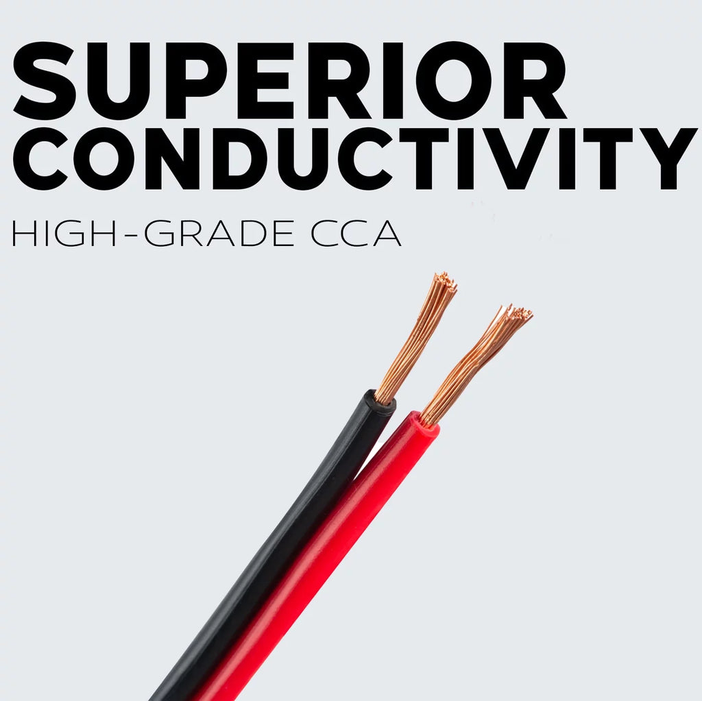 14 Gauge 500' Red Black Speaker Cable Wire X72541