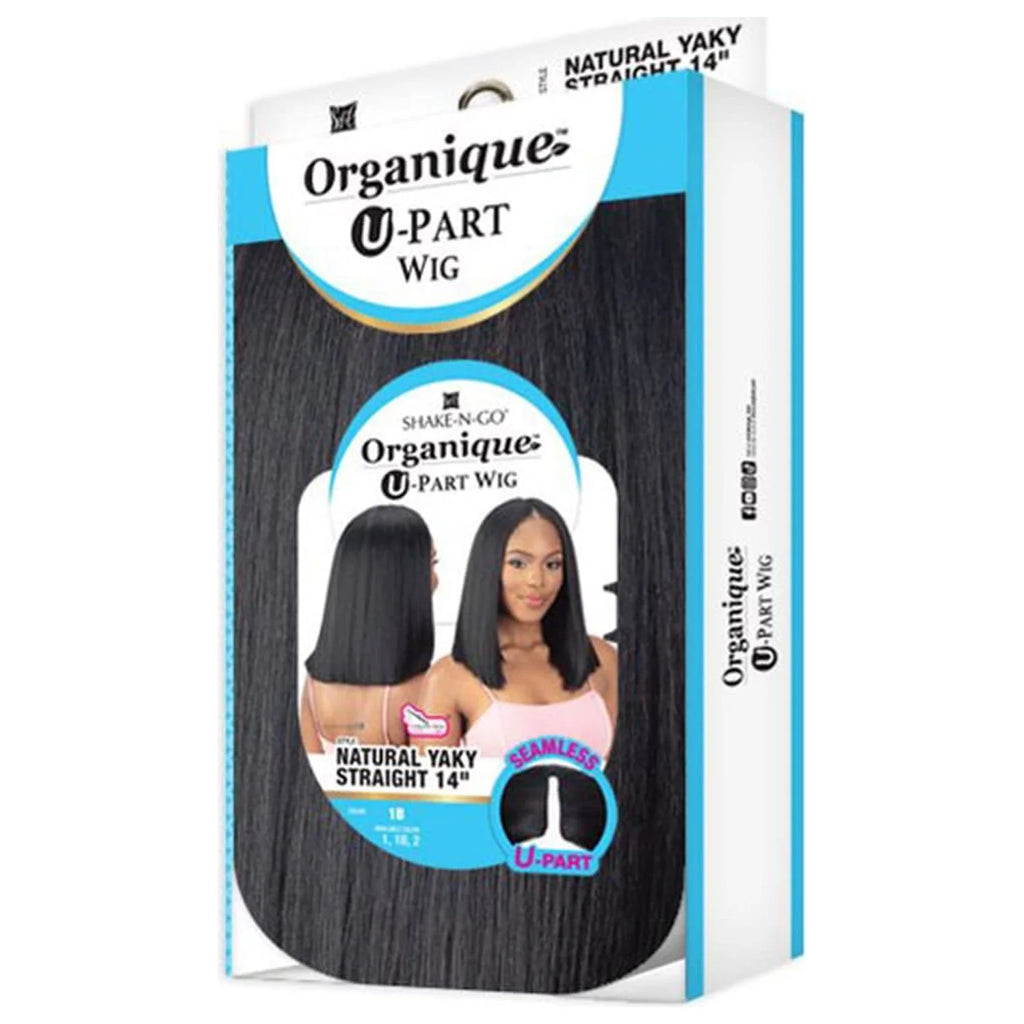 U Part Wig Natural Yaky Straight 14" J44538