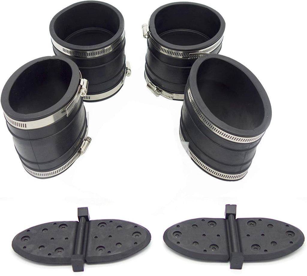 Exhaust Y-Pipe Kit Hose Bellow Pack of 2 T9583