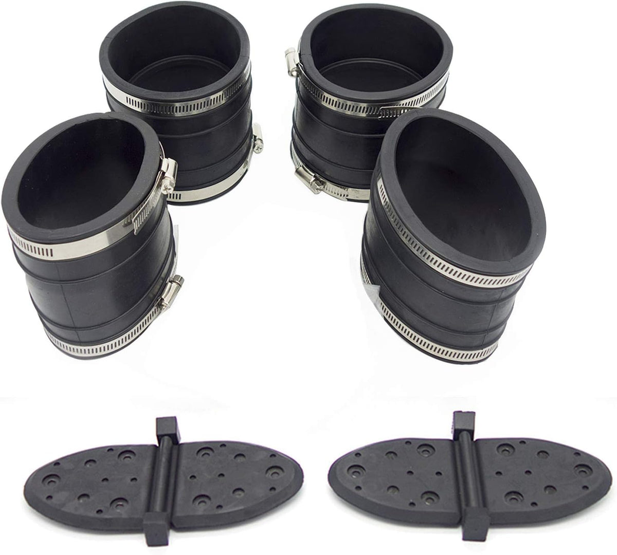 Exhaust Y-Pipe Kit Hose Bellow Pack of 2 T9583